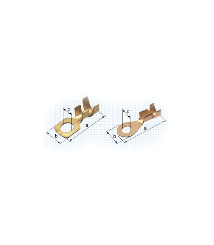Conector inel M5 20x8.7x5.2 mm pentru fir 0.8-2.5 mm