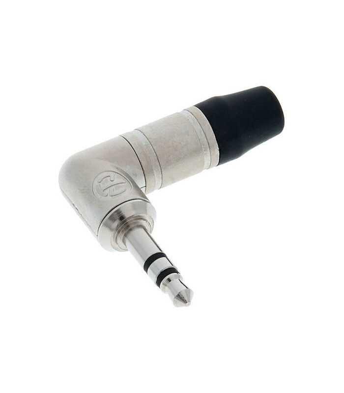 Conector Jack 35 Mm Stereo Tata In Unghi De 90 Grade Neutrik Ntp3rc
