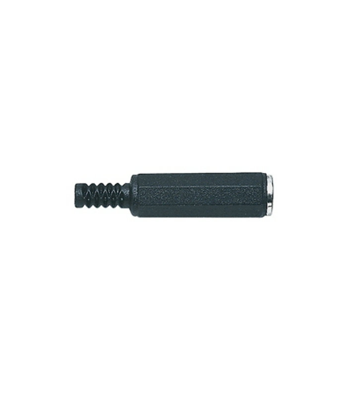 conector jack stereo 35 mm mama cu protectie cablu well 2