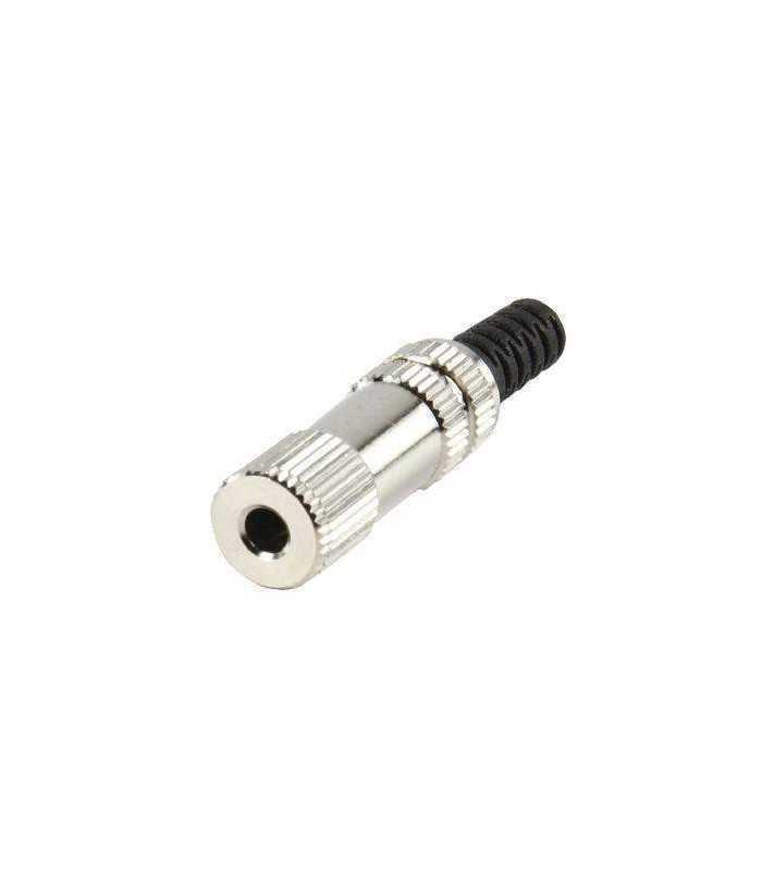 Conector Jack stereo mama 3.5 mm metalic pentu cablu LUMBERG