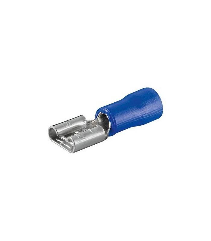 Conector mama 4.8x0.8mm albastru Goobay