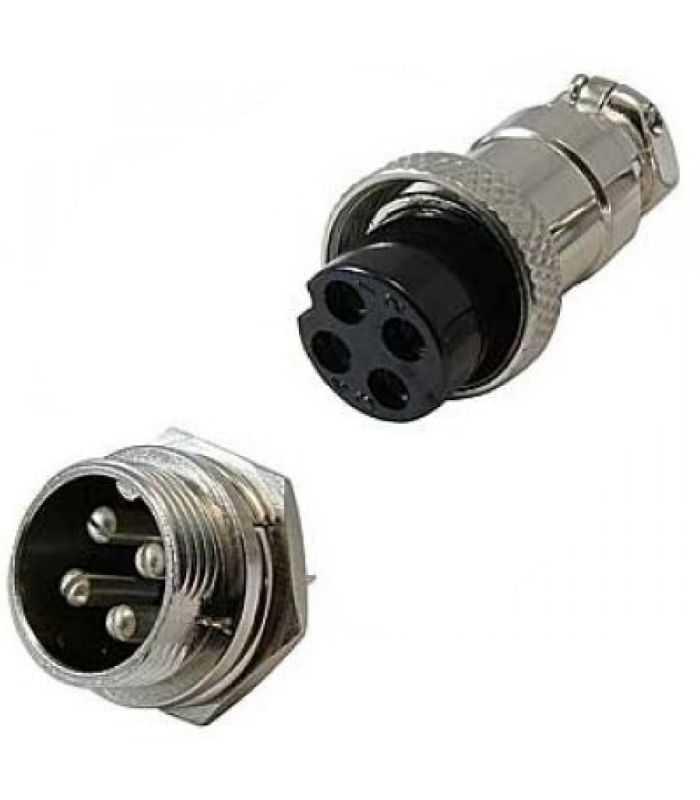 Conector MICROFON MARE 4 Pini set Mama+Tata 20 mm