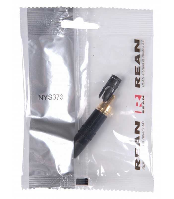 conector phono aurit negru neutrik 1