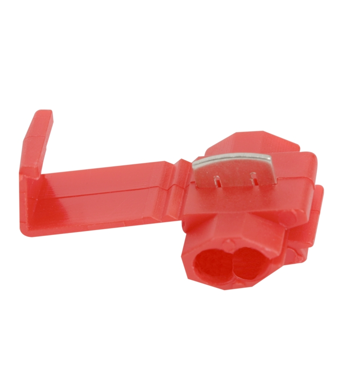 Conector rapid adaugare cablu max 1mm 4.5x20mm rosu