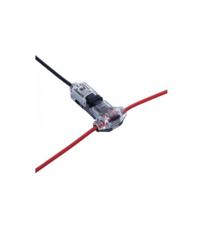 Conector rapid cu blocare in T pentru un fir
