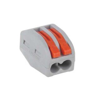 Conector universal 2x 0.75-2.5 mm rapid cu cleme portocaliu