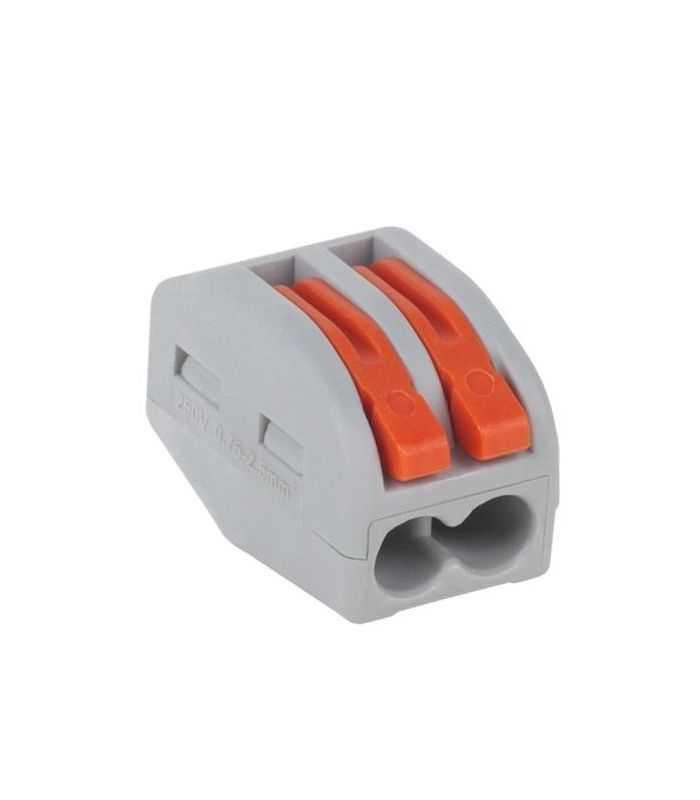 Conector universal 2x 0.75-2.5 mm rapid cu cleme portocaliu