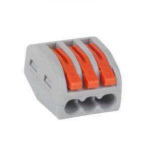 Conector universal 3x 0.75-2.5 mm portocaliu 20A 250V - imagine 3