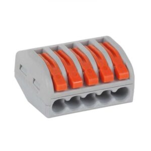 Conector universal rapid 5x 0.75-2.5mm portocaliu 5 Conector universal rapid 5x 0.75-2.5mm portocaliu - imagine 3