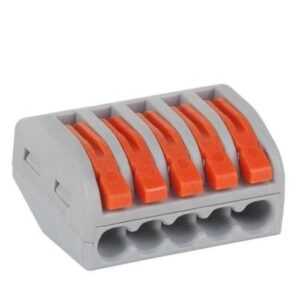 Conector universal rapid 5x 0.75-2.5mm portocaliu