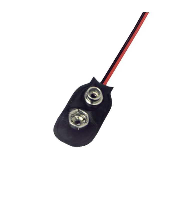 Contact Baterie 9v Cu Fir De 15 Cm Pentru Lipire
