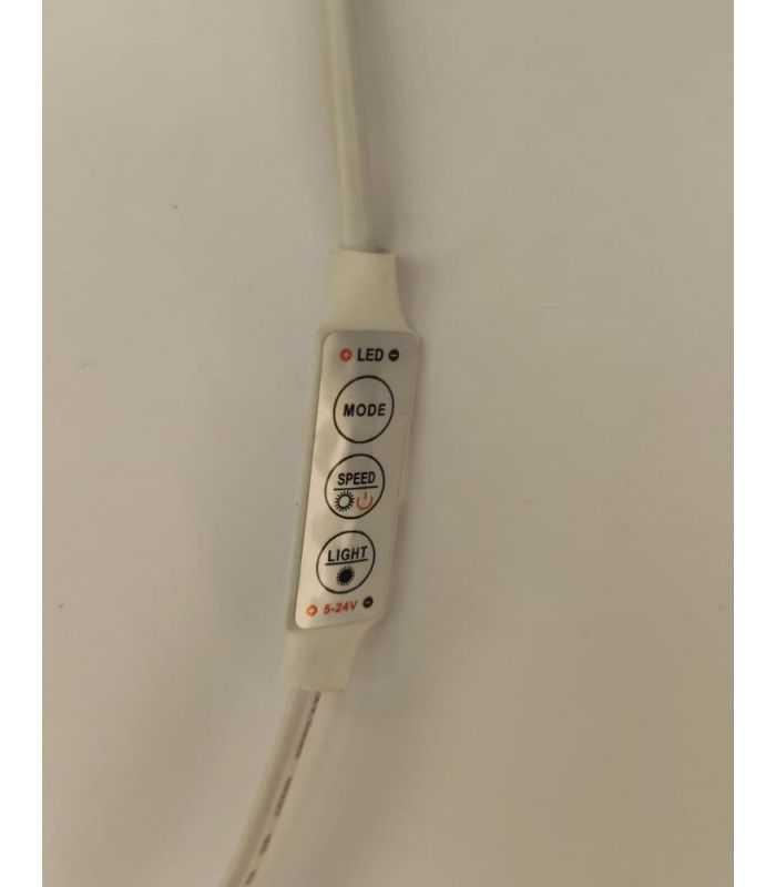 Controler Banda Led 12v Mode Speed Light Montaj Pe Fir Cu Conectori 21x55 Mama Tata