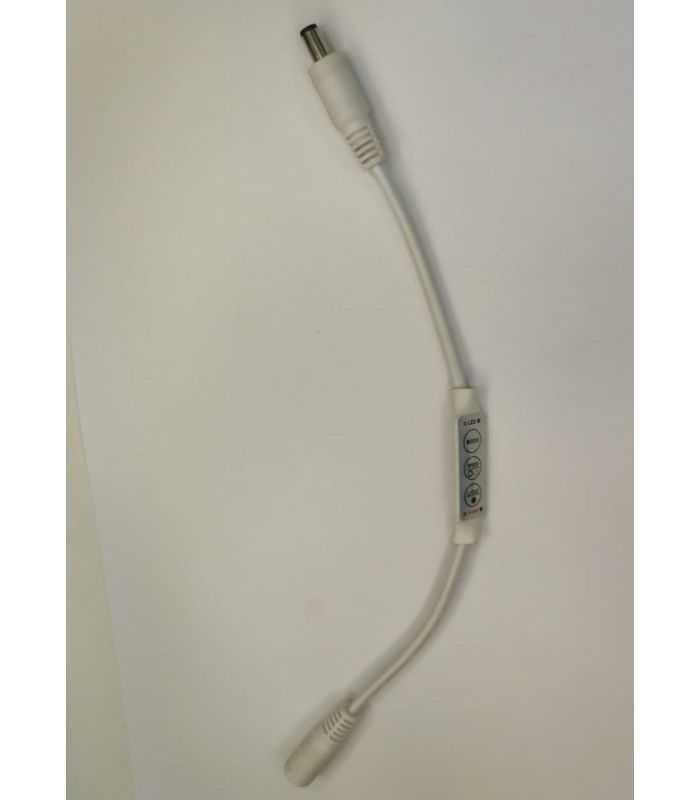 Controler BANDA LED 12V MODE SPEED LIGHT montaj pe fir cu conectori 2.1x5.5 mama/tata