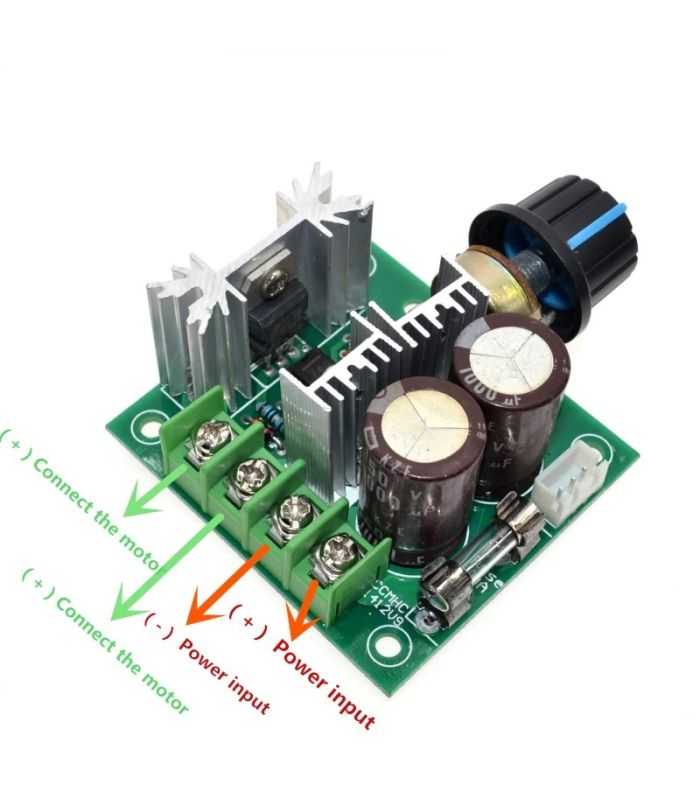 Controler De Viteza A Motorului 400w 12 24 36vdc 10a Driver Pwm 10a