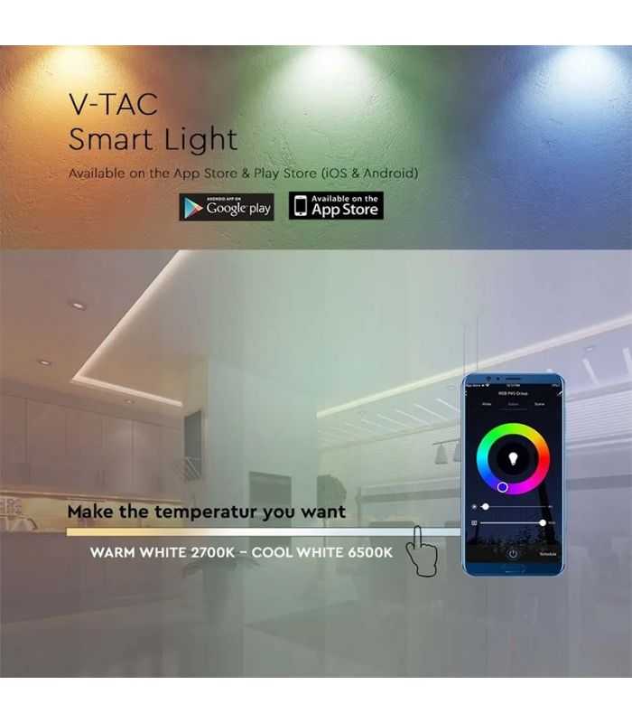 Controller Banda Led 3in1 Wi Fi Rgb 24 Butoane V Tac Sku 2902