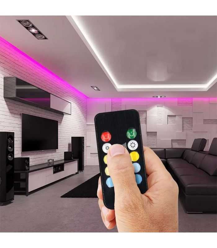 Controller Banda Led 3in1 Wi Fi Rgb 24 Butoane V Tac Sku 2902