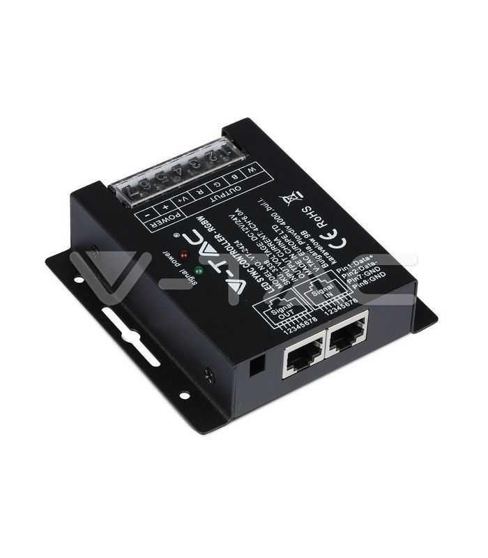 controller banda led cu dimmer 12v 24v rgbw 288w v tac 7