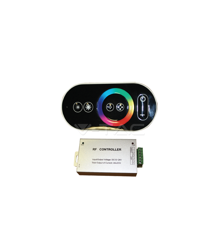 controller banda led rgb cu touch 12v 24v 12v 216w 24v 432w v tac 1