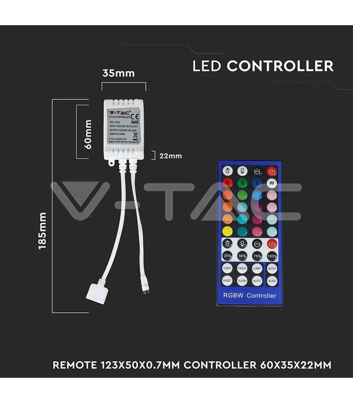 controller banda led rgb white 12v v tac sku 2159 3
