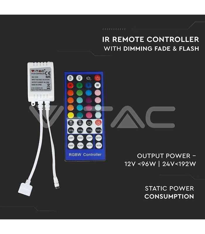 controller banda led rgb white 12v v tac sku 2159 4
