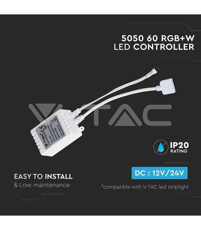 controller banda led rgb white 12v v tac sku 2159 5