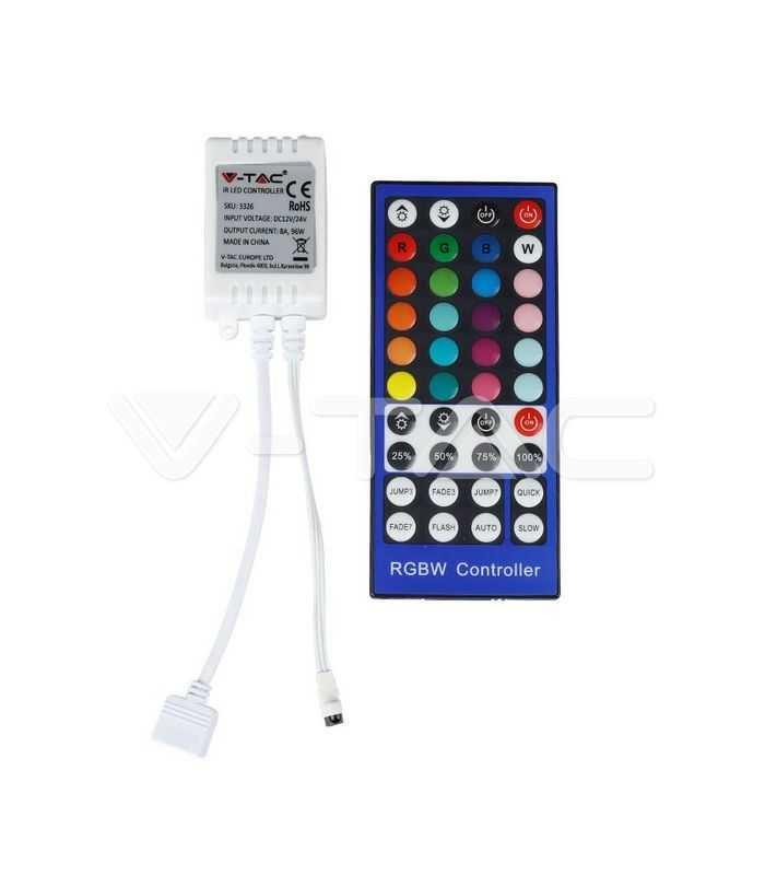 controller banda led rgb white 12v v tac sku 2159 7