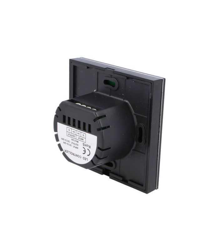 controller led canale 1 8a 86x86x36mm negru 12 24vdc optoflash of tptm06 e sl 1