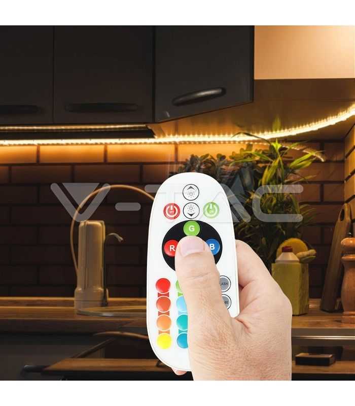 controller led rgb 24 butoane 12v 6a 24v 72w v tac 7