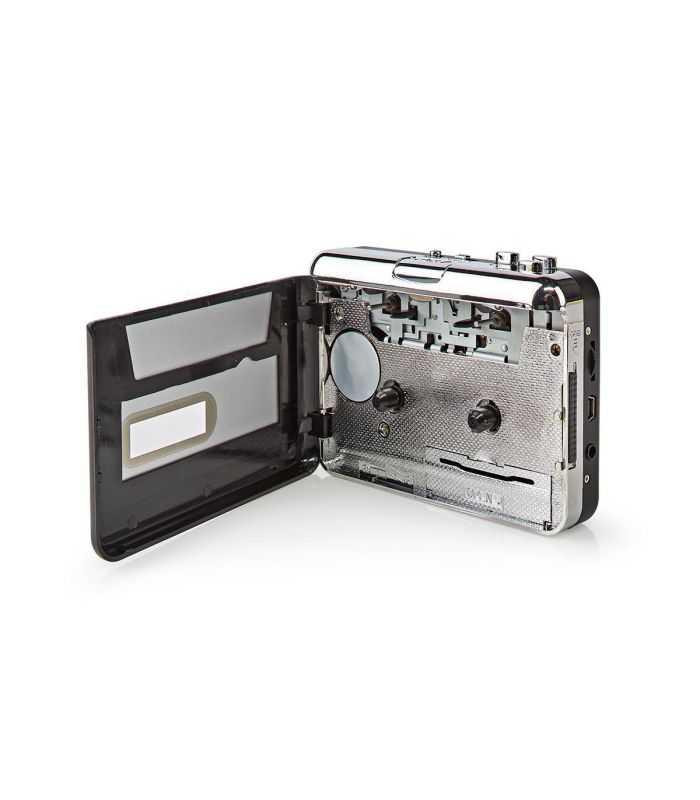 Convertor Caseta In Mp3 Portabil Nedis Cu Cablu Usb Si Software Acgru100gy