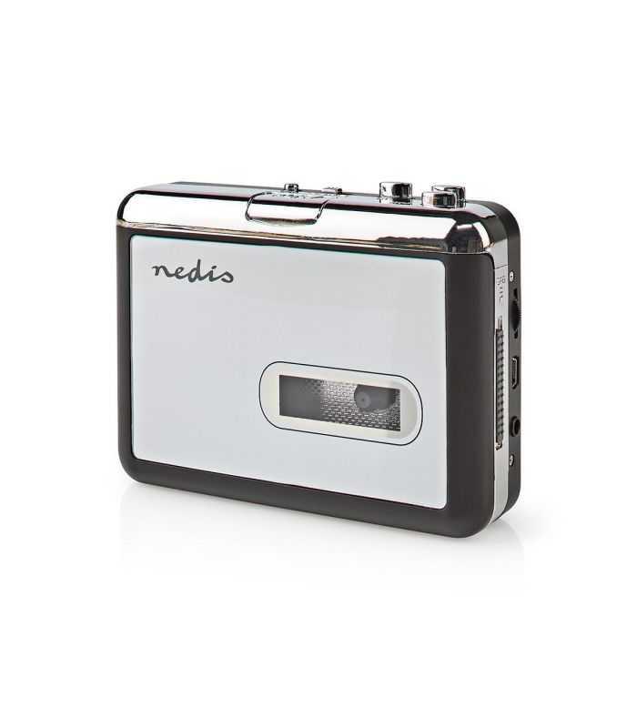 Convertor Caseta In Mp3 Portabil Nedis Cu Cablu Usb Si Software Acgru100gy
