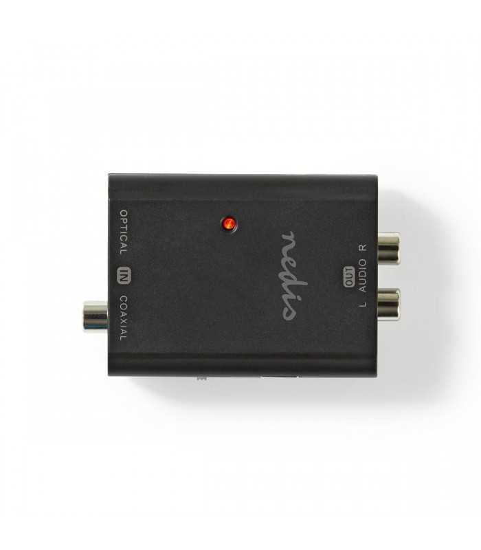 convertor digital audio stereo rca toslink mama optic rca spdif mama 2x rca mama nedis 2