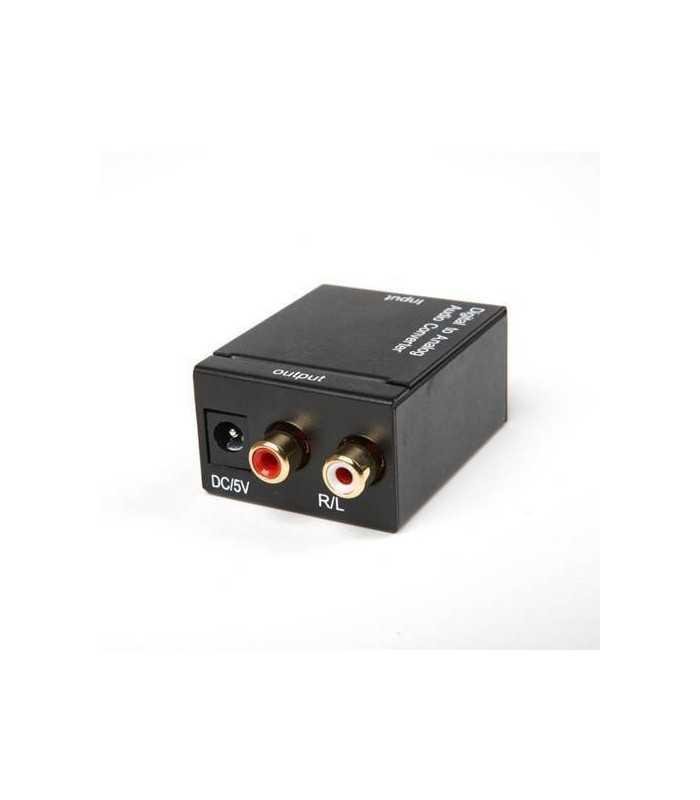 Convertor Digital la Analog Audio Digital RCA/TOSLINK la 2x RCA