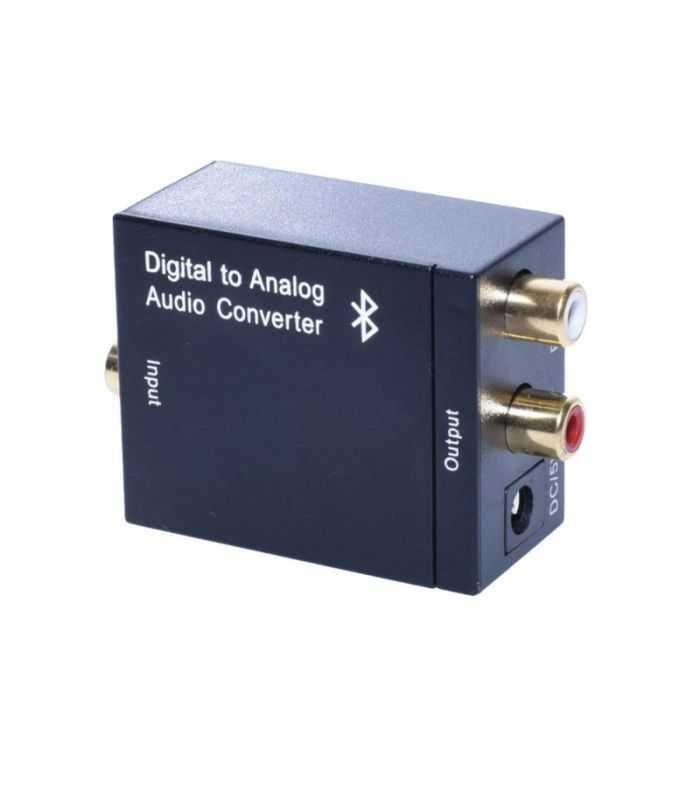 Convertor DIGITAL Toslink la Audio analog RCA + Bluetooth