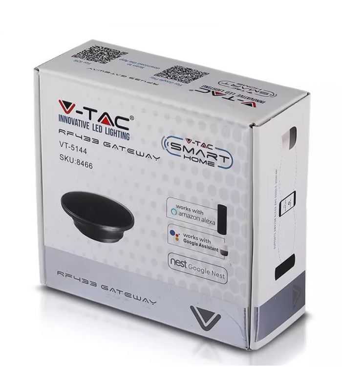 Convertor radio frecventa RF in SMART WI-FI RF433 GATEWAY V-Tac SKU-8466