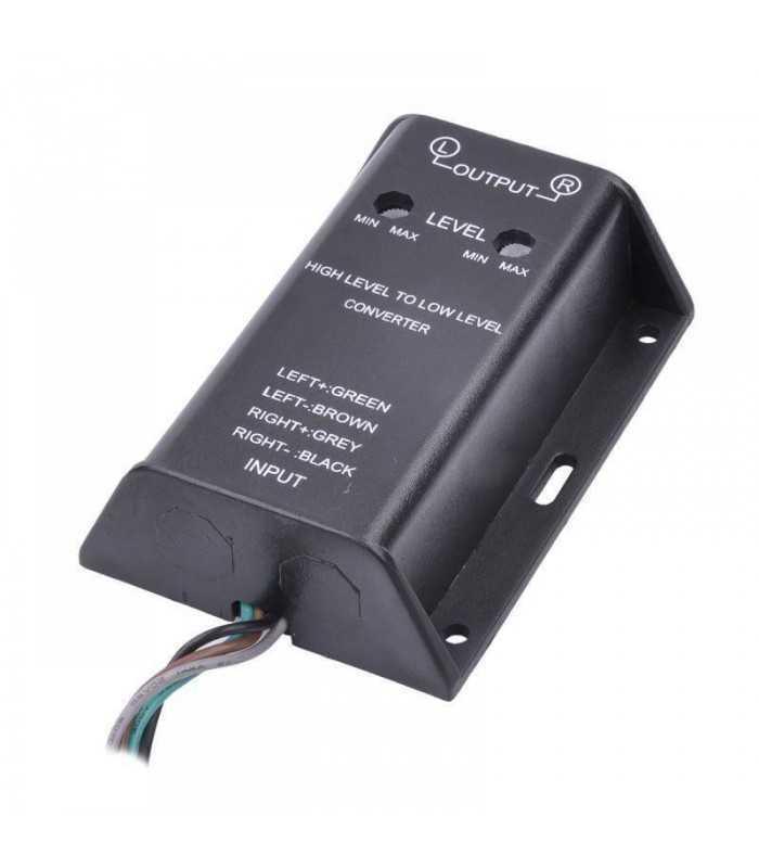 convertor semnal rca hi low 100w inlocuieste lipsa iesire rca cabletech 1