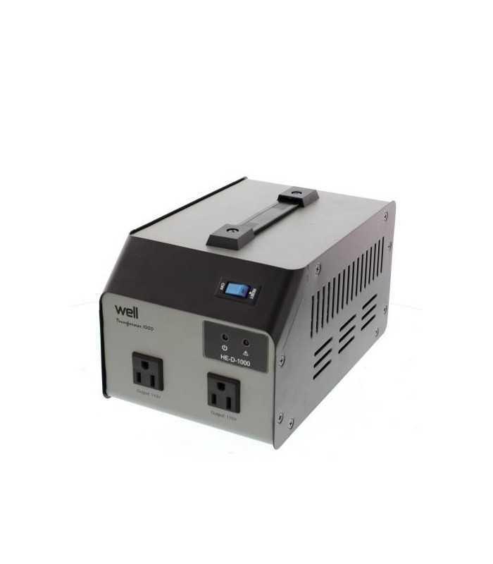 convertor tensiune 220v 110v 1000va 2 iesiri well 2