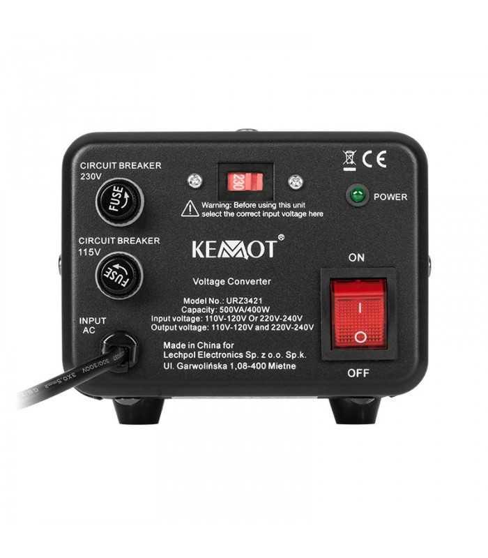 convertor tensiune 230v 110v 400w 500va kemot 1