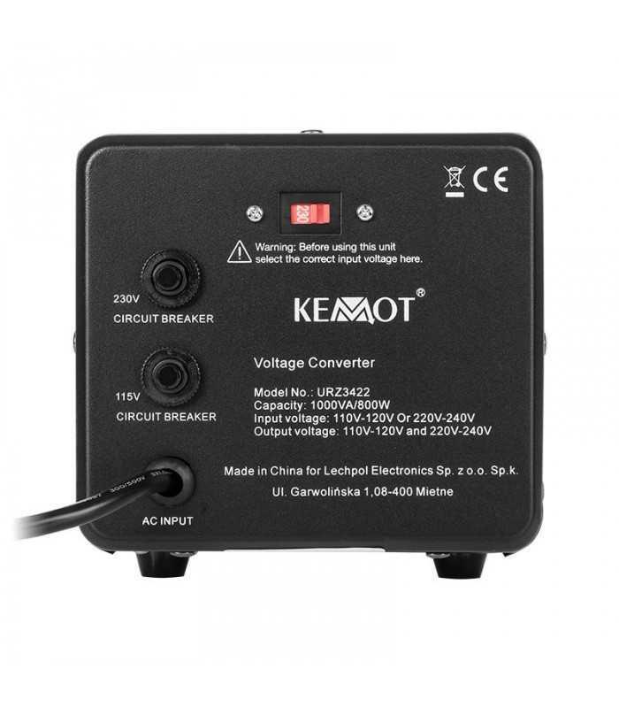convertor tensiune 230v 110v 800w 1000va kemot 1