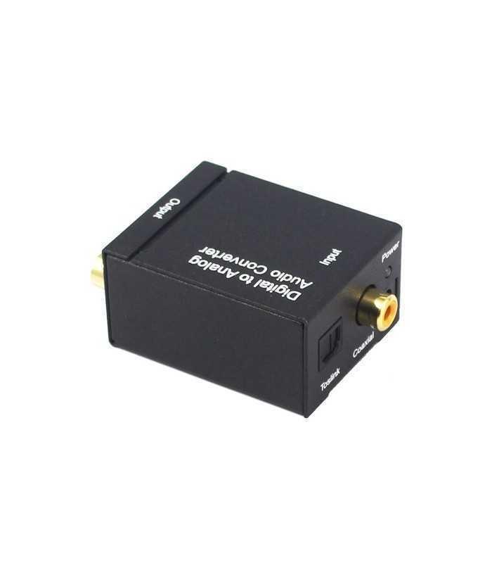 convertor toslink optic rca digital la rca analog audio 2x rca jack 35 mm 1