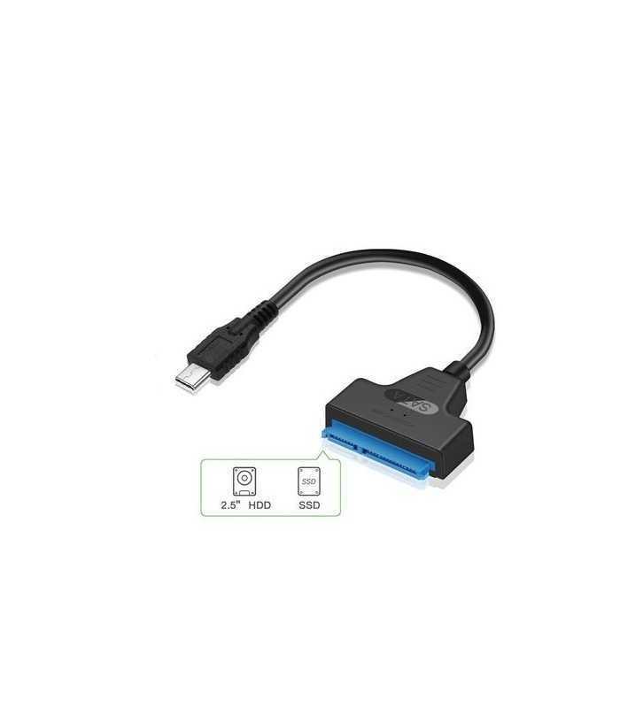 convertor usb type c sata 22 pini max 6tb hdd 25 si ssd 2