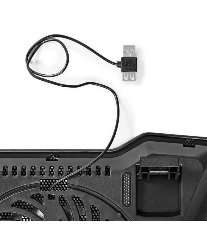 Cooler Laptop Nedis 1 Ventilator Max 17 Led 1x Usb Negru