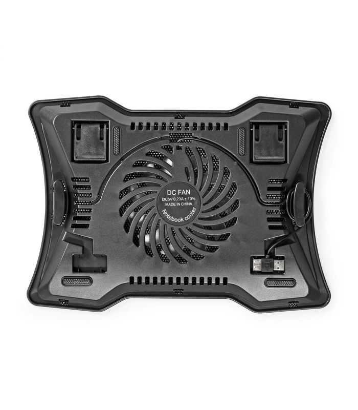 Cooler Laptop Nedis 1 Ventilator Max 17 Led 1x Usb Negru