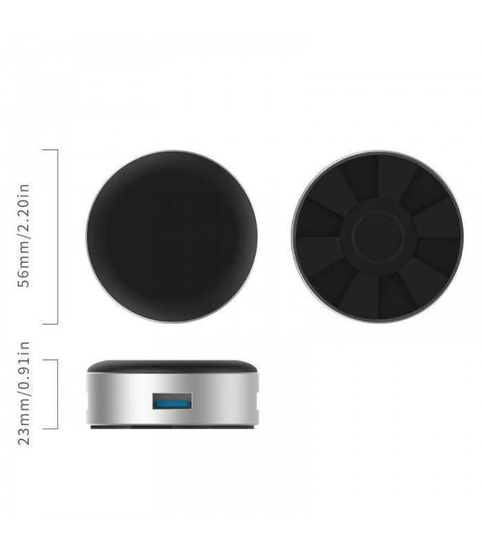 cooler laptop orico ans1 argintiu cu negru 3