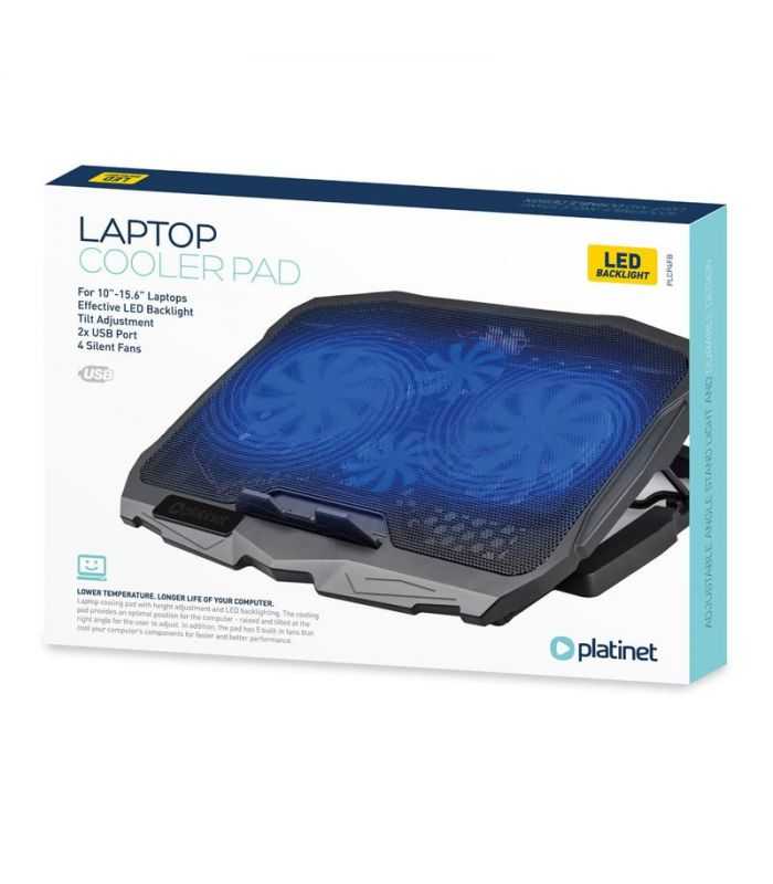 Cooling Pad Laptop 4 Ventilatoare 2x Usb Platinet