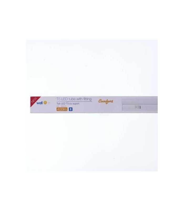 corp cu tub led t5 5w 300mm 4000k cu intrerupator well 2