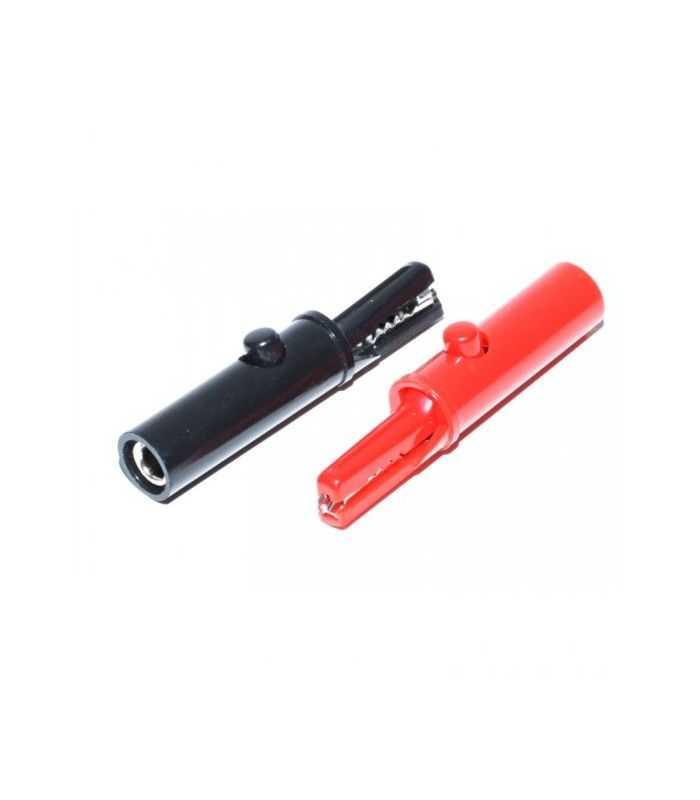 Crocodil 51 Mm Total Izolat Banana Pentru Multimetru 1buc Rosu Sau Negru