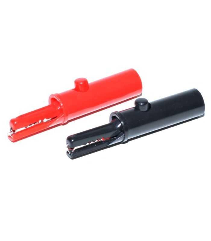 Crocodil 51 mm total izolat banana pentru multimetru 1buc rosu sau negru
