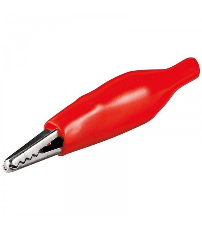 Crocodil clips 32mm rosu Goobay