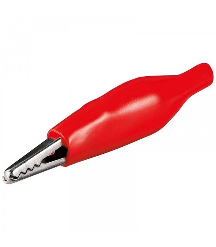 Crocodil clips 36mm rosu Goobay