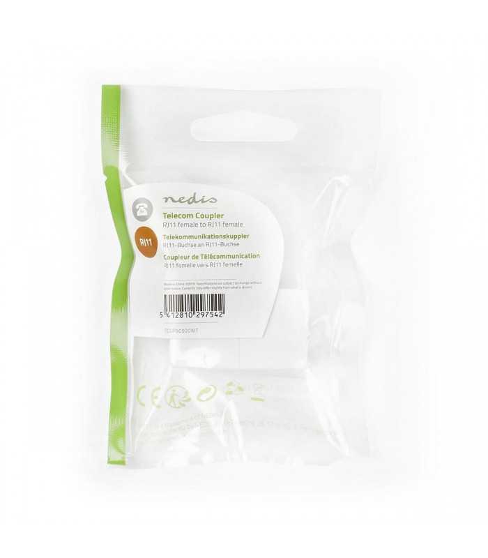 cuplaj modular nedis rj11 mama rj11 mama alb 2